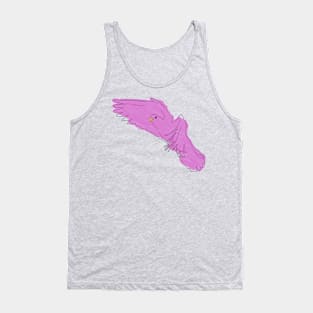 Paint Bird Outline Tank Top